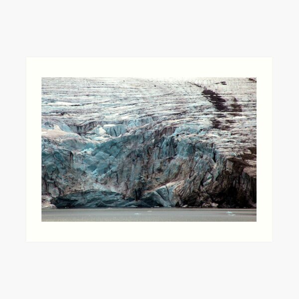 Brepollen Glacier close up Art Print
