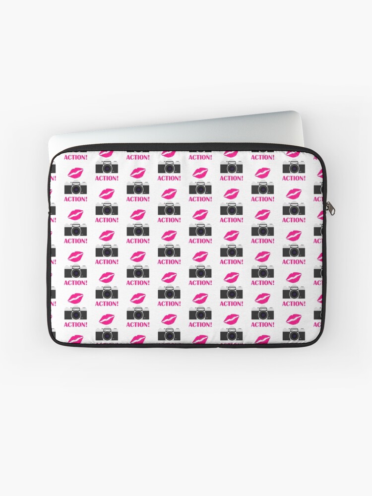 Carrière Chinese kool Door Lipstick, Camera Action (pink) " Laptop Sleeve for Sale by mishmashmuddle |  Redbubble