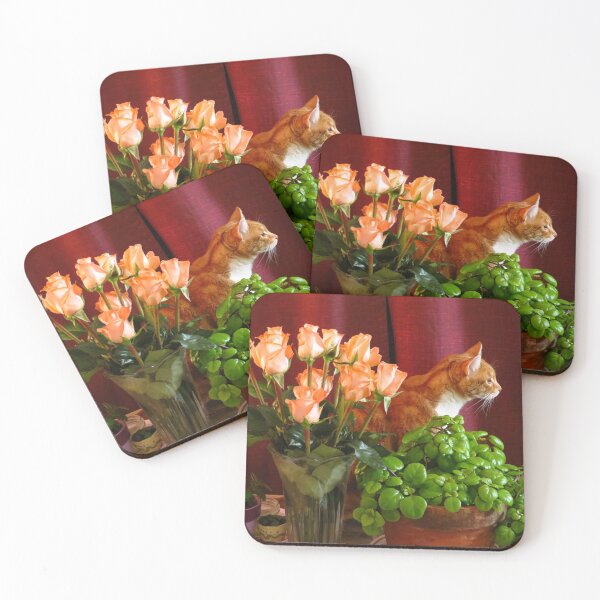 Item preview, The Cat And The Roses designed and sold by Diane Arndt.