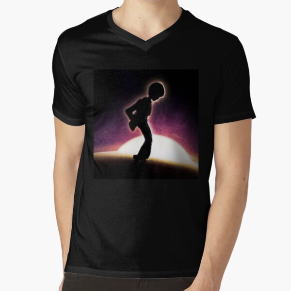 Moonwalking On The Moon V-Neck T-Shirt