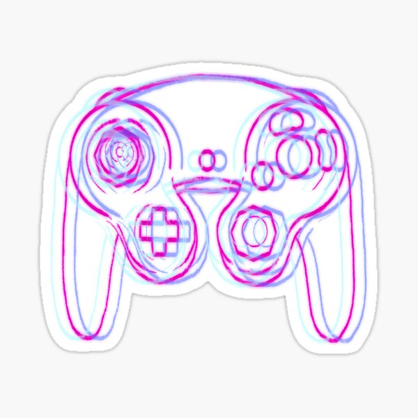Vista previa del artículo con la obra «Controlador Retrowave», diseñado y vendido por RetroFuture-RF.