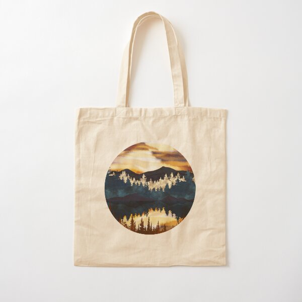 Fall Sunset Cotton Tote Bag
