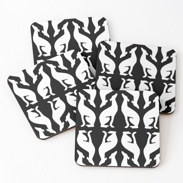 Item preview, Greyhound Pattern: Black & White designed and sold by HiNoonStudio.