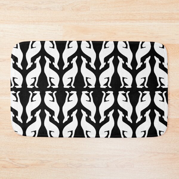 Item preview, Greyhound Pattern: Black & White designed and sold by HiNoonStudio.