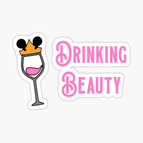Drinking Beauty Sticker
