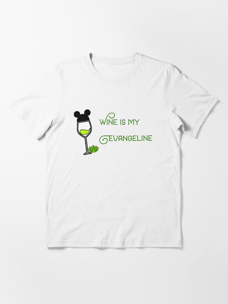 Alternate view of Wine is my Evangeline Essential T-Shirt
