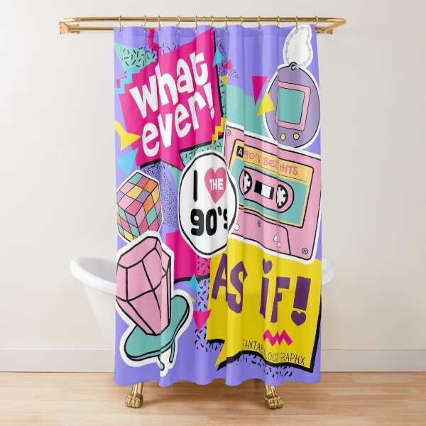 That's SO 90's Shower Curtain