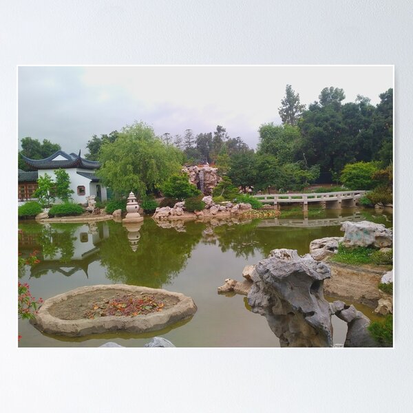 Chinese garden Poster
