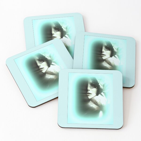 Item preview, a lady with pastel green. designed and sold by smiley100.