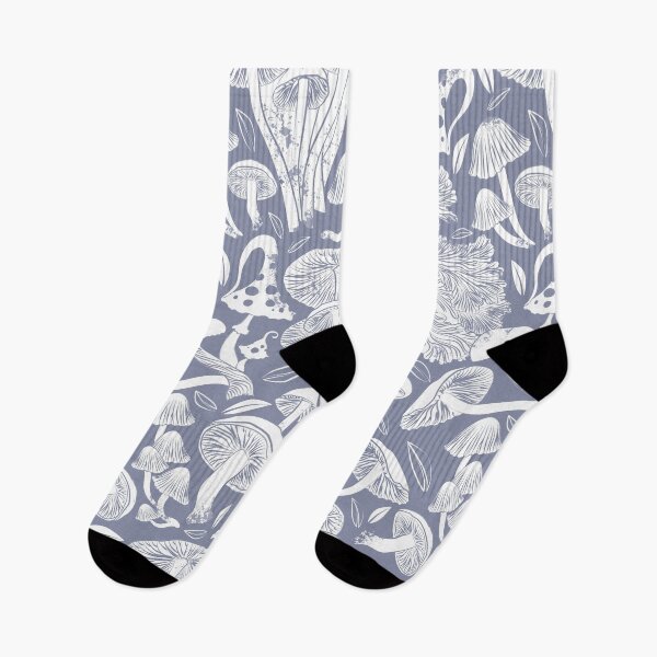 Item preview, Delicious Autumn botanical poison IV // blue grey background designed and sold by SelmaCardoso.
