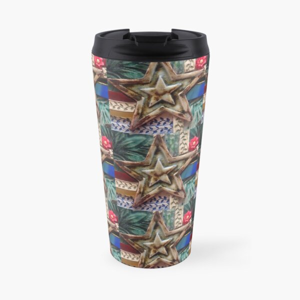 Crackled Star Travel Mug