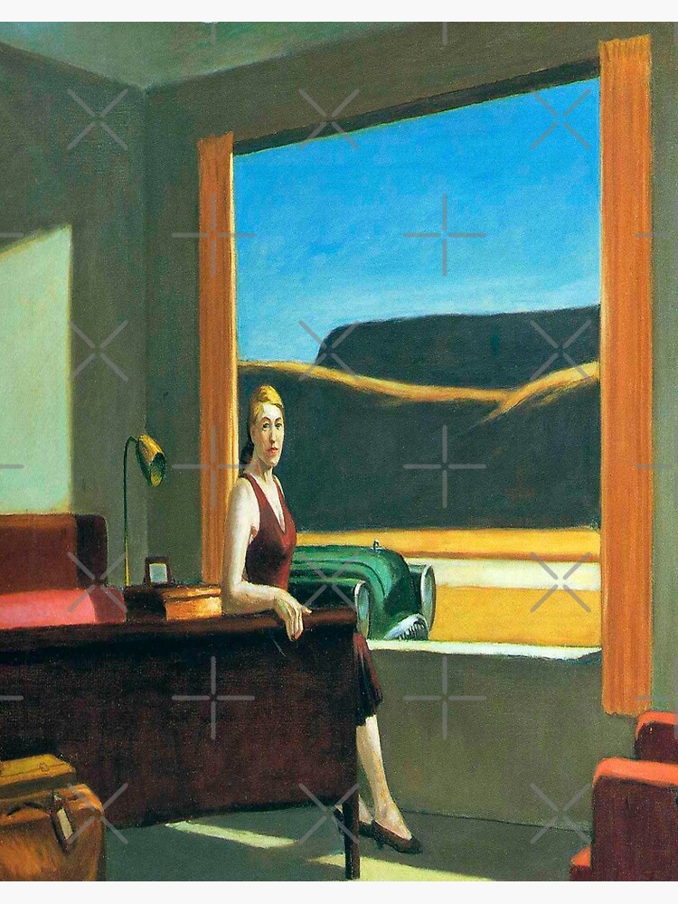 額装済/Early Sunday Morning エドワードホッパー/ポスター Early