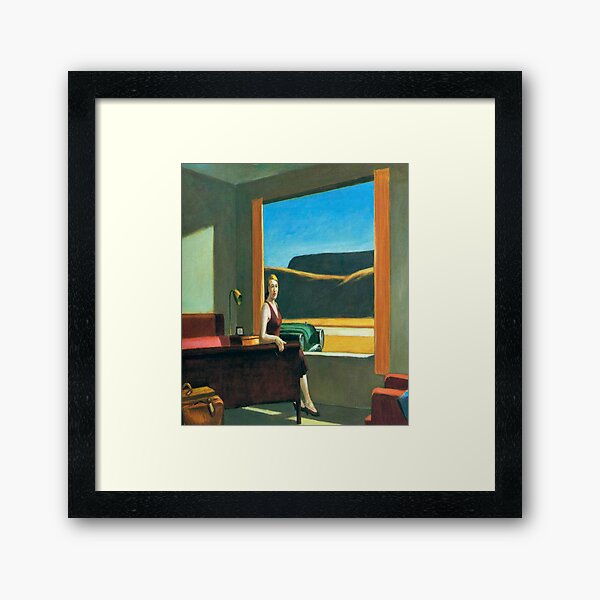 Western Motel-Edward Hopper Framed Art Print