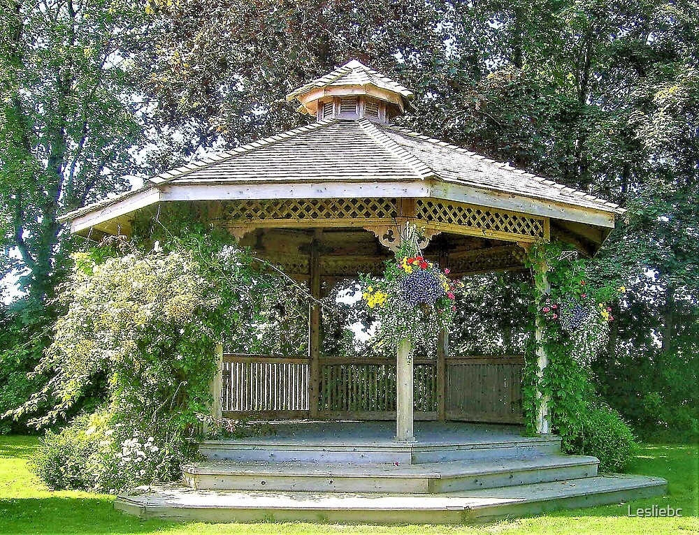 "Gazebo at London Heritage Farm" by Lesliebc Redbubble