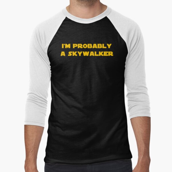 Vista previa del artículo con la obra «Soy probablemente un Skywalker», diseñado y vendido por giogiosgeorge.