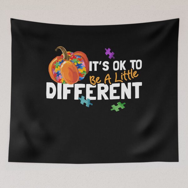 Item preview, It's Ok To Be A Little Different Halloween Autism Pumpkin Costume Gift designed and sold by Dressed For  Duty.