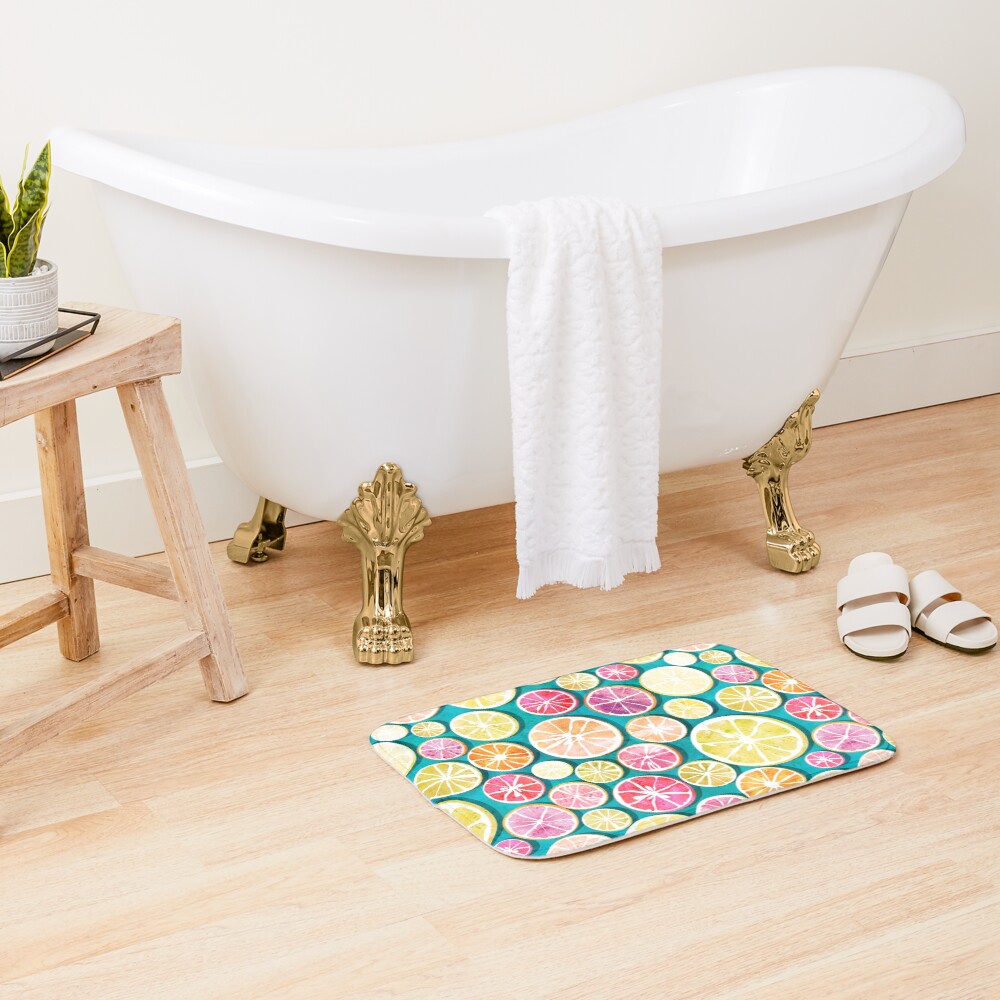 Citrus bath Bath Mat