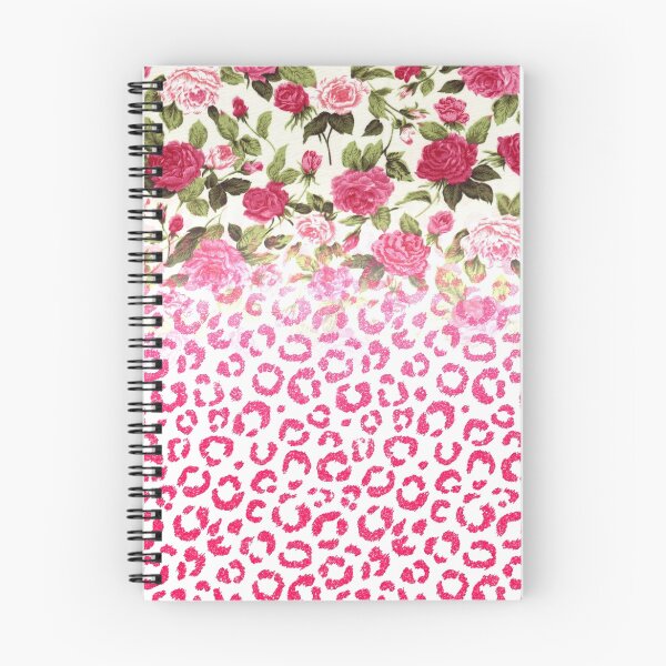 Item preview, Pink Rose Floral and Glitter Leopard Print Mash designed and sold by Blkstrawberry.