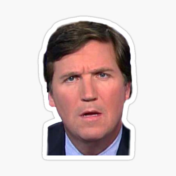 Tucker Carlson’s Bruh Face Sticker