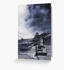 The Chairlift Greeting Card