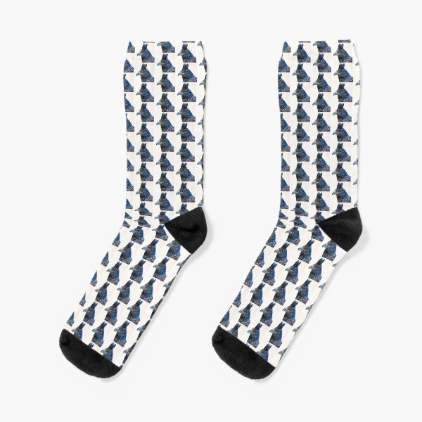 Banded Ground Cuckoo, an Endangered Species Socks