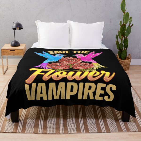 Aperçu de l'œuvre Sauvez Le Vampire De Fleurs Adorable Punaise De Colibri créée et vendue par perfectpresents.