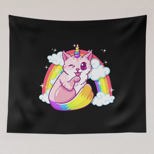 Item preview, Rainbow Meowgical Caticorn Majestic Cat Unicorn designed and sold by perfectpresents.