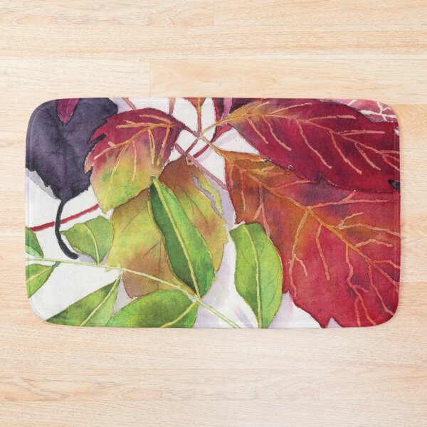 Item preview, Jumbled Fall Leaves in Watercolor designed and sold by Kelly Roy.
