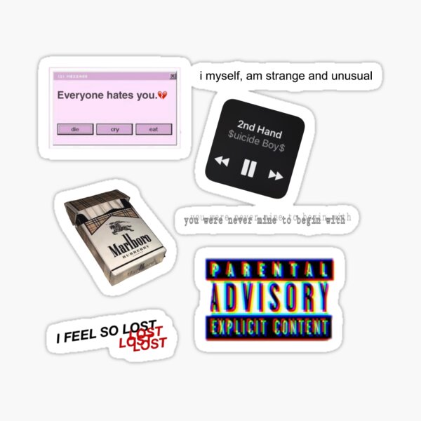 E-Girl sticker pack Sticker