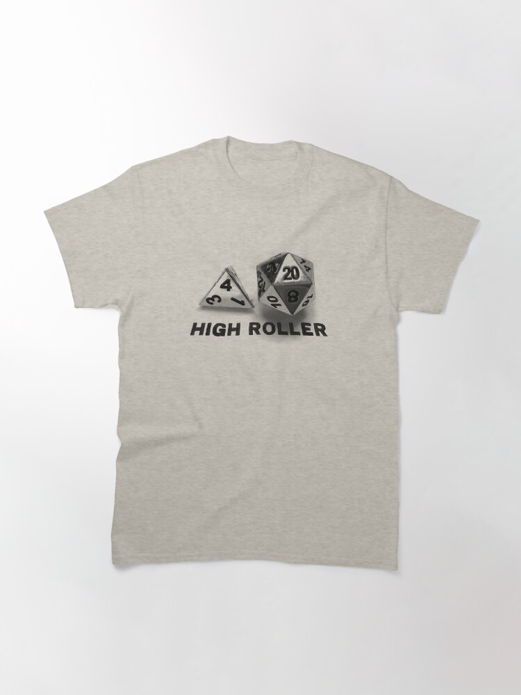 Thumbnail 3 of 7, Classic T-Shirt, High Roller d420 designed and sold by ErikVogt.