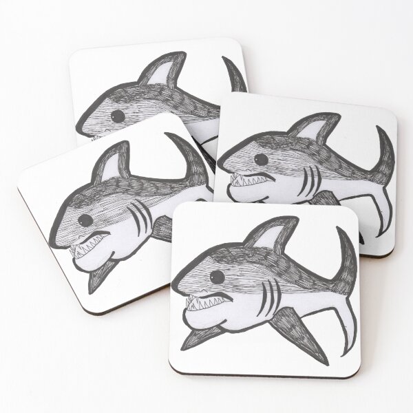 Item preview, Inktober Day 3- Mako Shark designed and sold by TweekiedooX3.