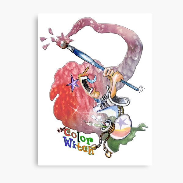 The Color Witch Metal Print