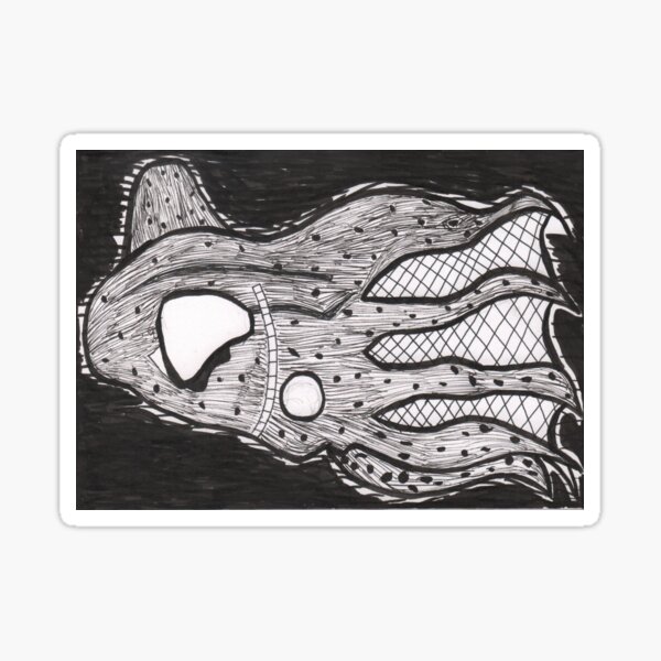 Inktober Day 4: Vampire Squid Sticker