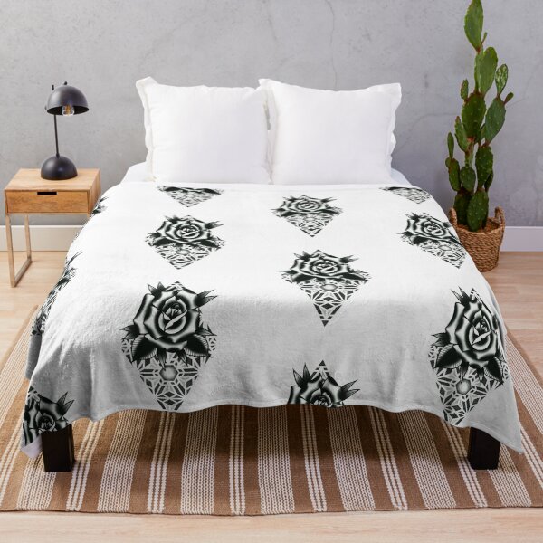 Item preview, Rose and geometric pattern designed and sold by dtmtattoo.