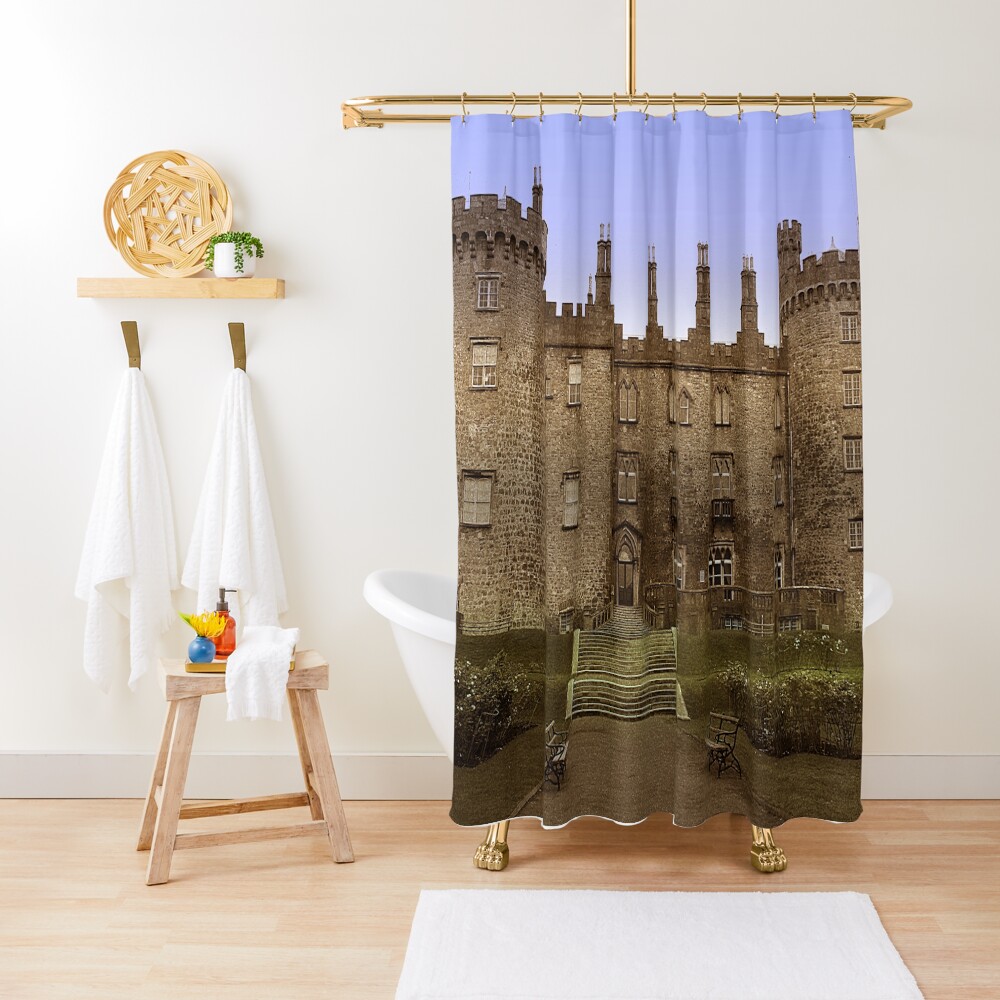 "Kilkenny Castle, Kilkenny City, Republic of Ireland" Shower Curtain for Sale by DiamondWillow