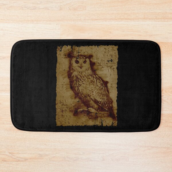 Item preview, Owl on Old Parchment designed and sold by eddyscanyon.