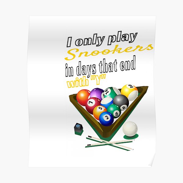 Pool Table Posters Redbubble