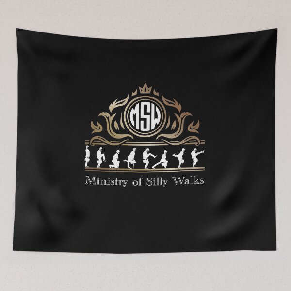 Item preview, Ministry of Silly Walks Royal Majesty Emblem designed and sold by Alema Art.