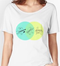 Keytar Platypus Venn Diagram Women's Relaxed Fit T-Shirt