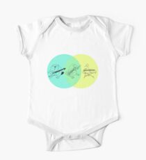 Keytar Platypus Venn Diagram One Piece - Short Sleeve