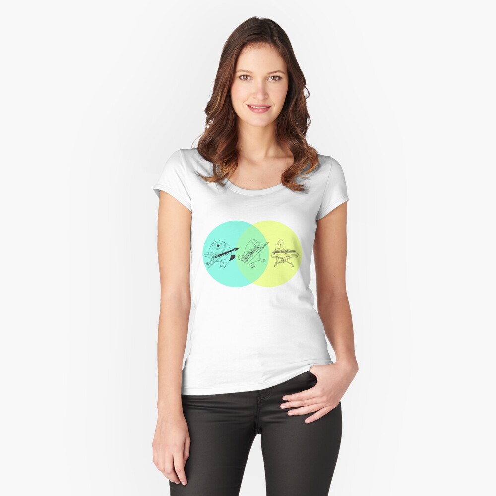 Item preview, Fitted Scoop T-Shirt designed and sold by GuyBlank.
