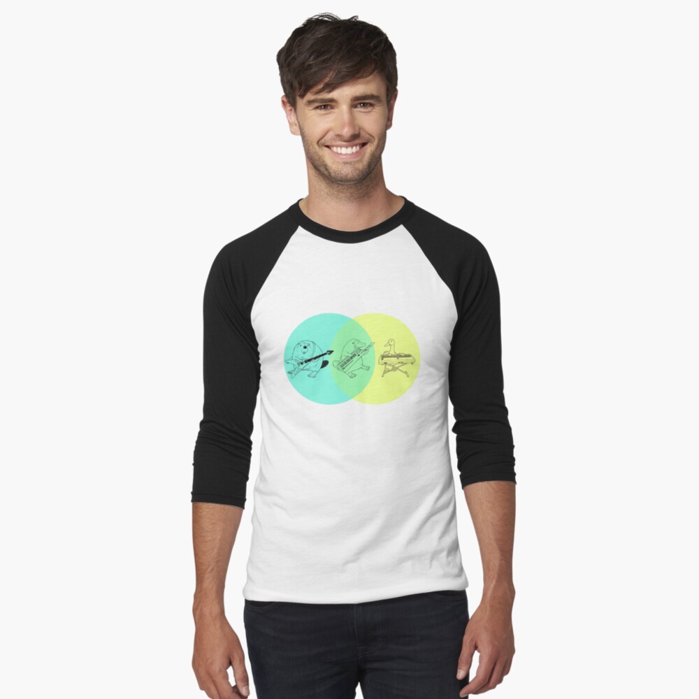 Item preview, Baseball ¾ Sleeve T-Shirt designed and sold by GuyBlank.