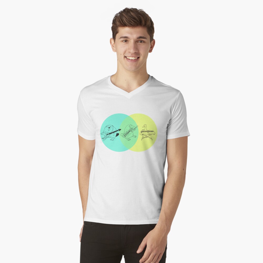 Item preview, V-Neck T-Shirt designed and sold by GuyBlank.