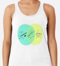 Camiseta con espalda nadadora Keytar ornitorrinco Diagrama de Venn