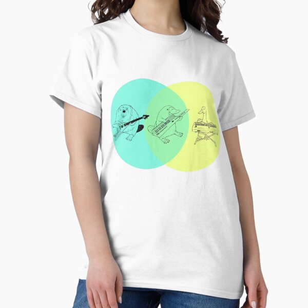 Item preview, Keytar Platypus Venn Diagram designed and sold by GuyBlank.