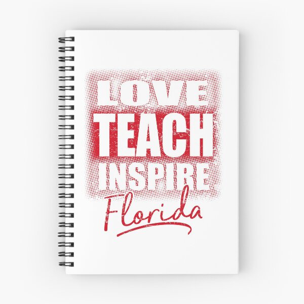 Item preview, Red for Ed Florida Teachers Distressed designed and sold by RiffXS.