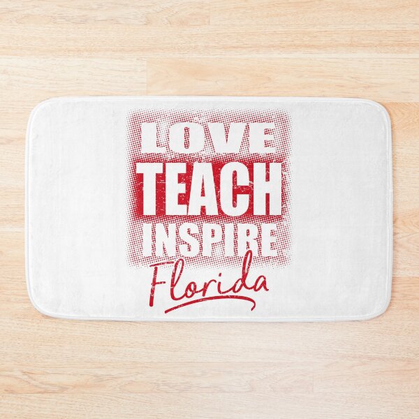 Item preview, Red for Ed Florida Teachers Distressed designed and sold by RiffXS.