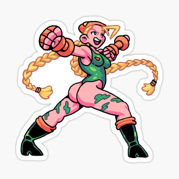 Street Fighter: Cammy Vinyl Sticker -  Denmark