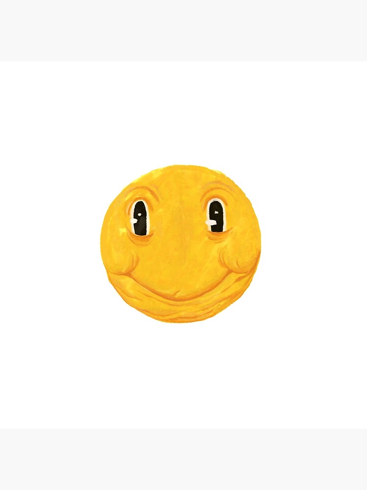 Happy Face Emoji Tote Bag By Dropthedrawings Redbubble