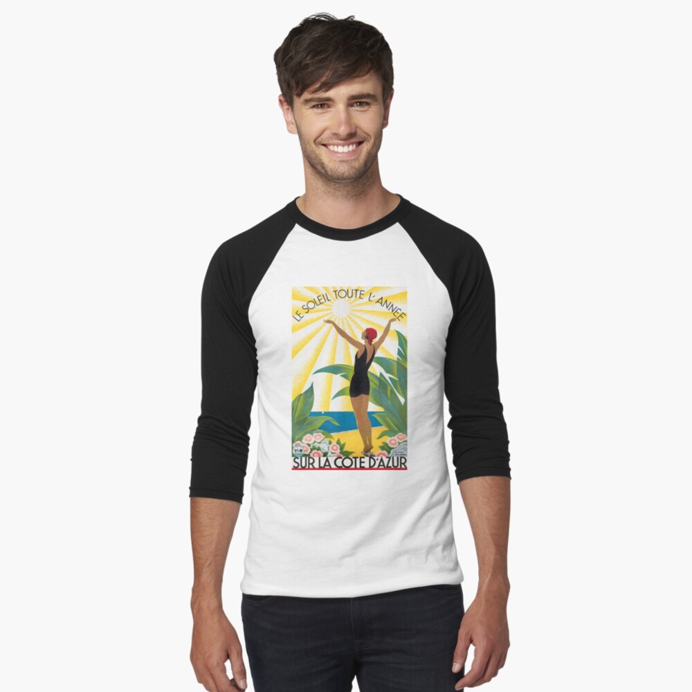 Item preview, Baseball ¾ Sleeve T-Shirt designed and sold by retrographics.